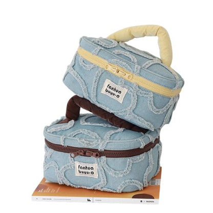 Heart Stitch Denim Pouch | ハートステッチデニムポーチ FN002